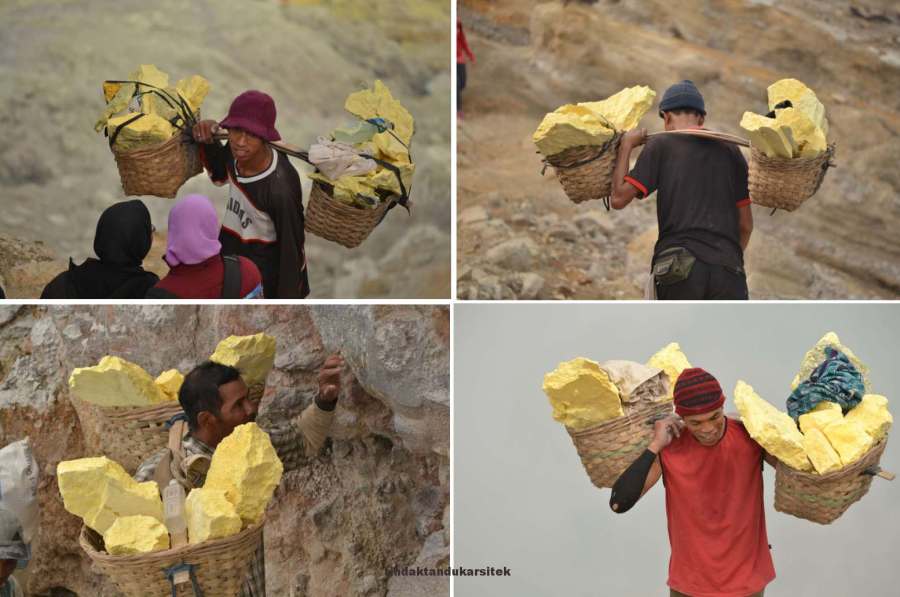 penambang yang baru naik