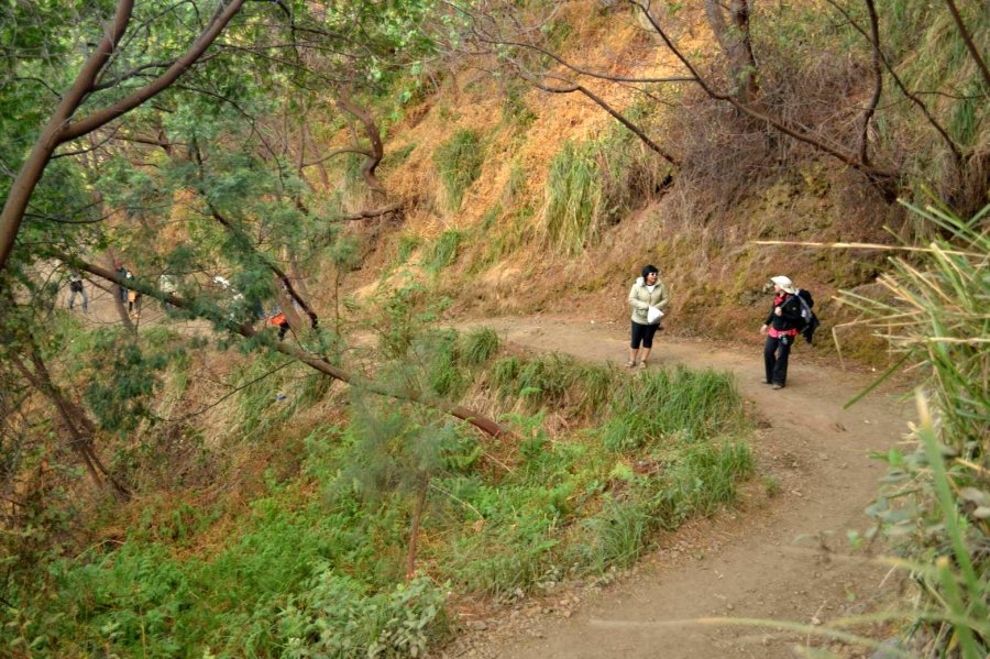 jalan mulai mendatar