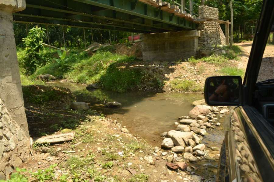 sungai yang lebih dangkal