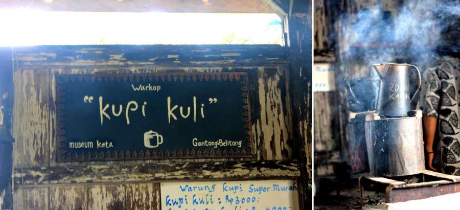 dapur kopi di dekat ruang kerja
