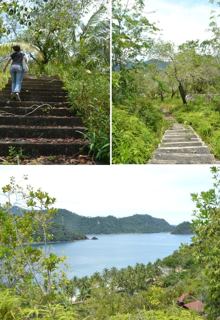 tangga naik ke bukit sikuai. ratusan!