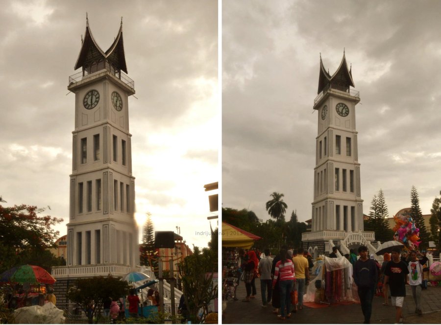 jam gadang dan sekeliling