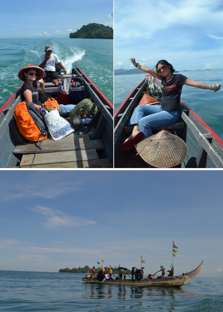 di kapal bertemu dengan nelayan melaut