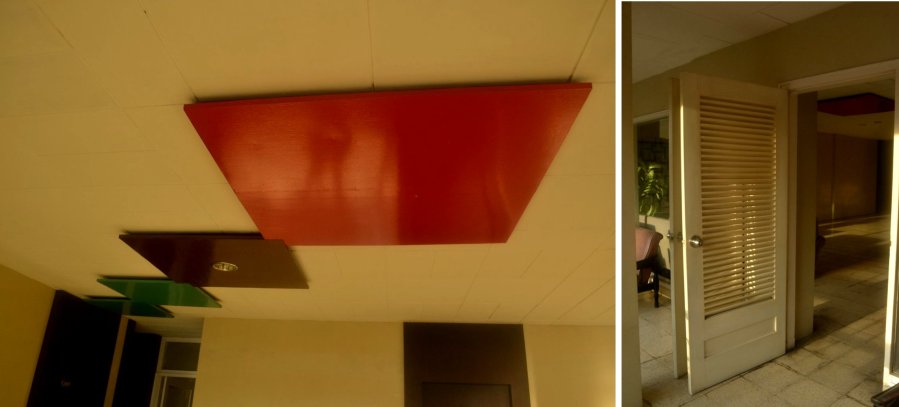 pola plafon dan pintu krepyak