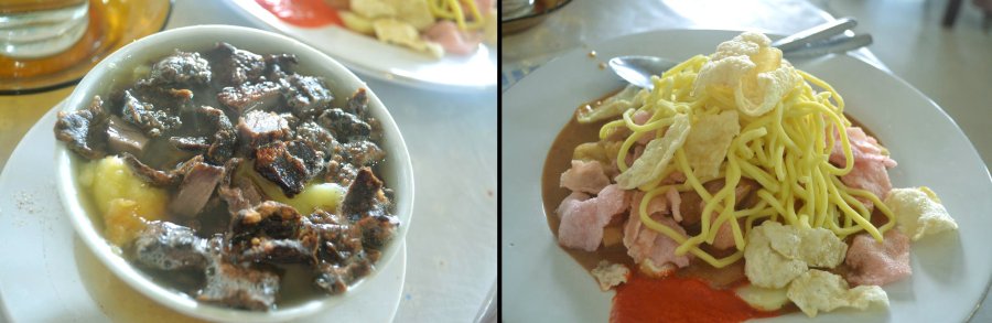 soto padang dan tahu kentang