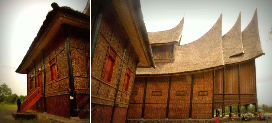 bangunan tambahan di belakang bangunan utama