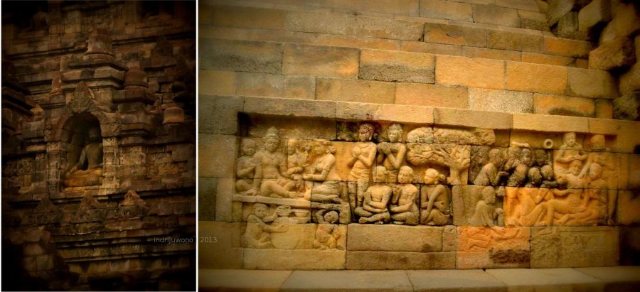 beberapa ornamen borobudur