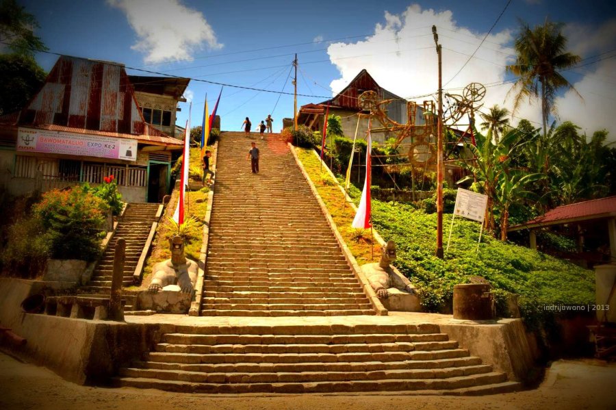 tangga menuju desa