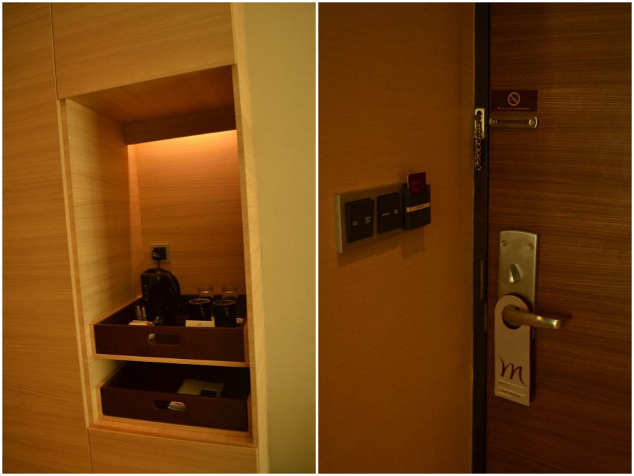 fit-out cabinet dan pintu berlapis HPL senada