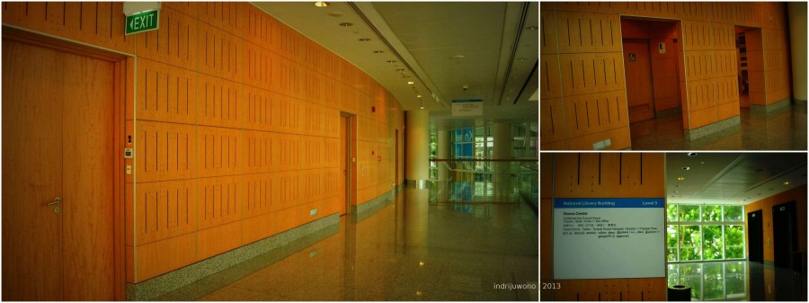 drama centre, salah satu pintu masuknya di lantai 3