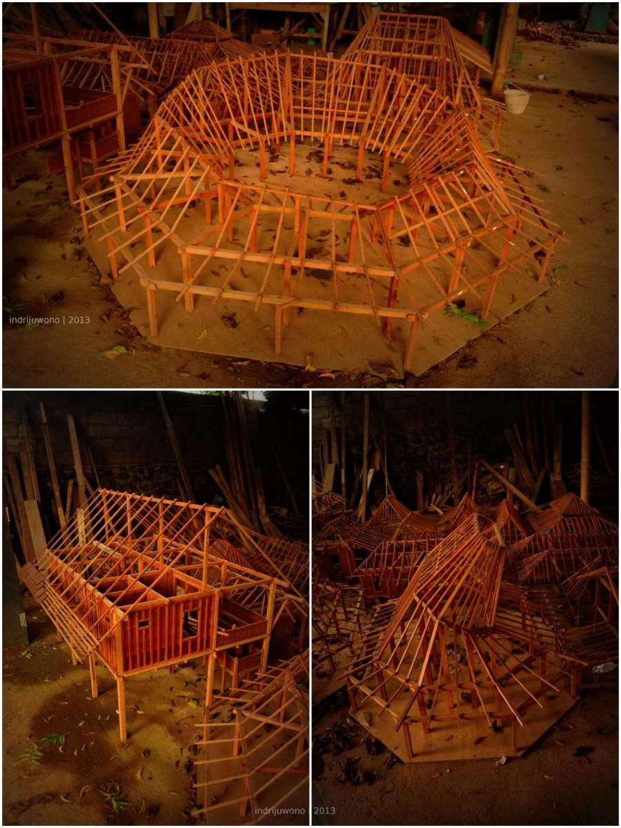 maket  proyek 1 : 200