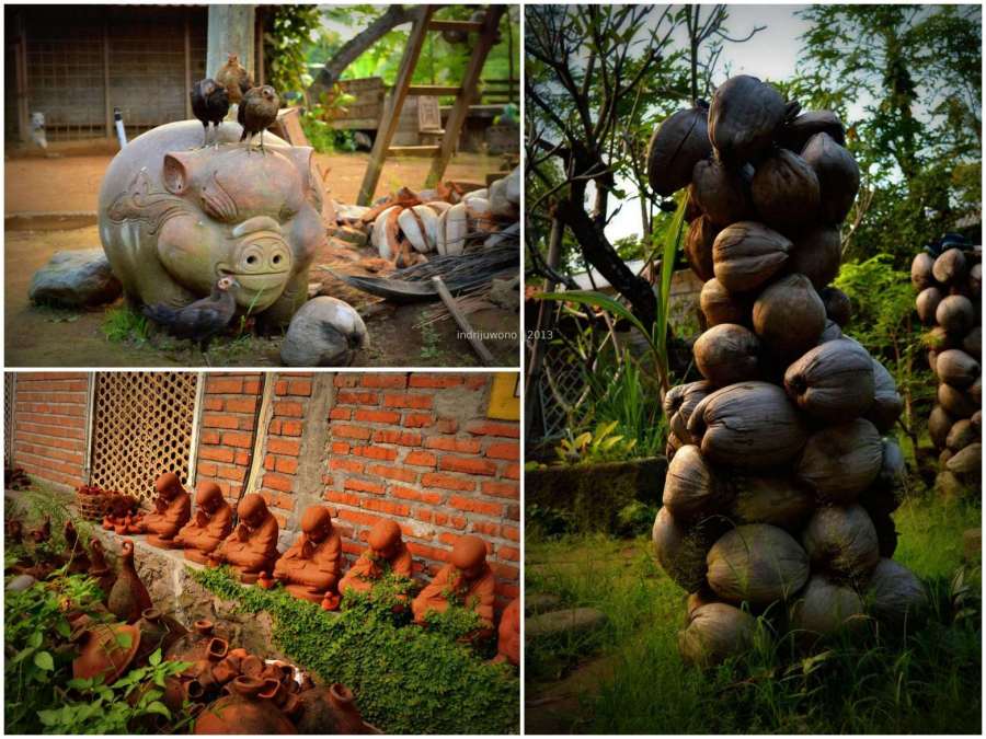 sculpture yang menjaga rumah intaran