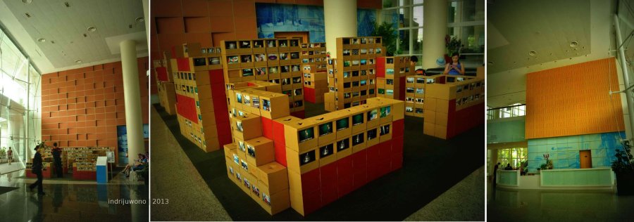 lobby, ruang penerima, dan ruang pamer