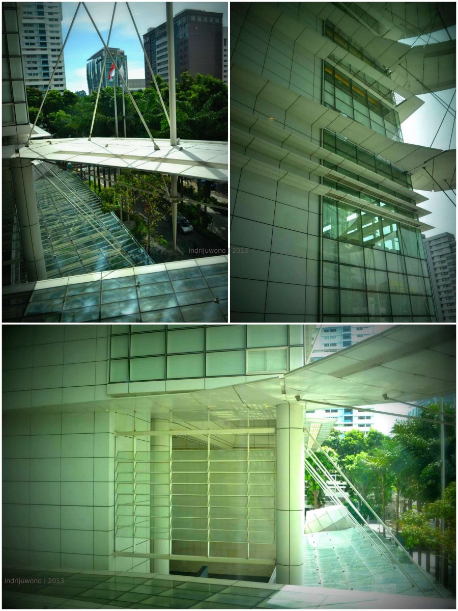 sun shading pada sisi bangunan