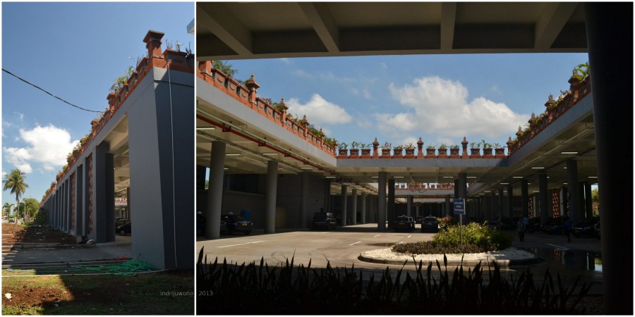 jalan di tengah persimpangan koridor