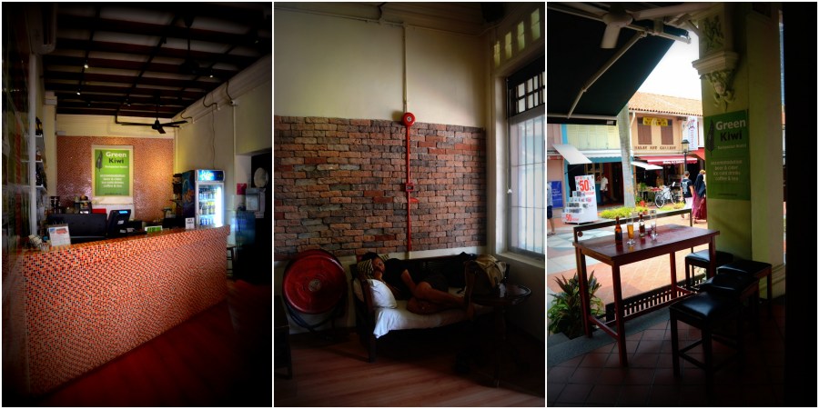 lobby green kiwi, dan yang tertidur mengantuk