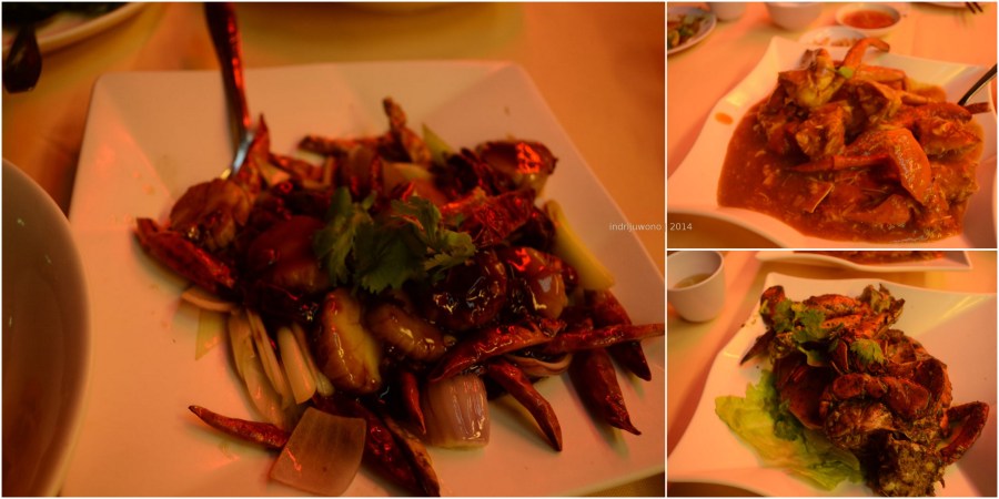 kepiting berbagai rasa. enak dan enak banget.