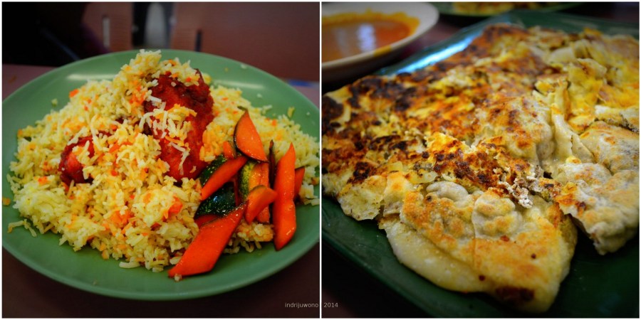 nasi briyanni dan martabak rusa
