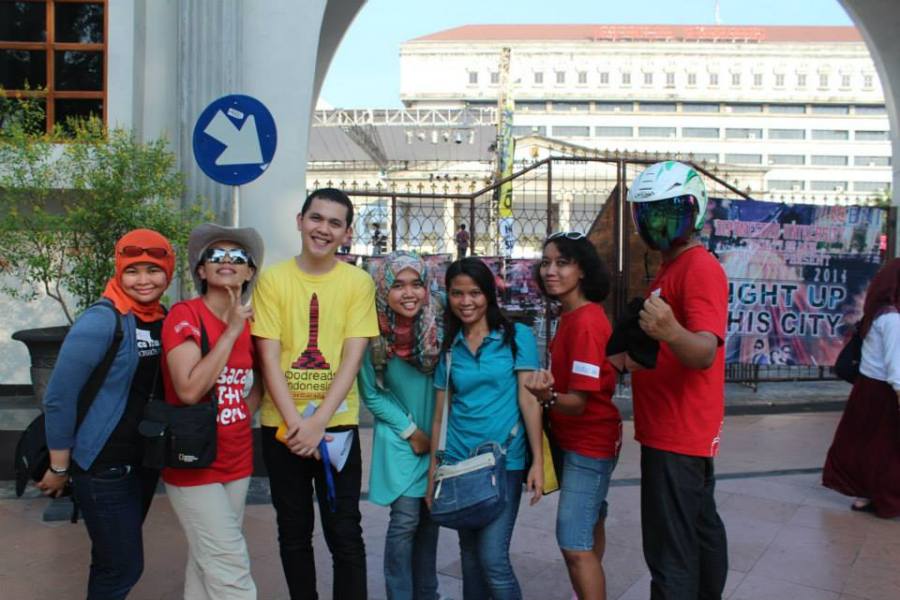 kembali di depan balaikota