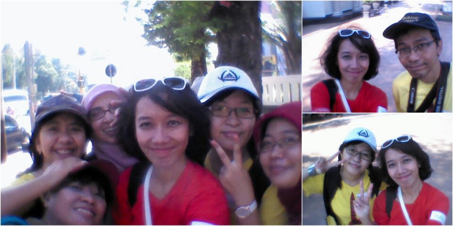 selfie edisi awal, percobaan dengan tongsis (foto dari ponsel astin)