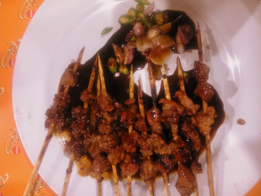 sate kambing penutup malam
