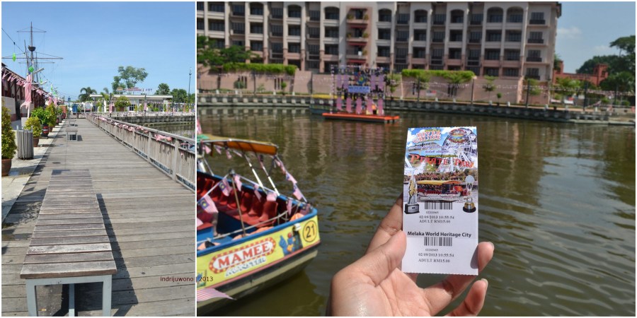 alfresco kayu yang berderak sebelum naik kapal