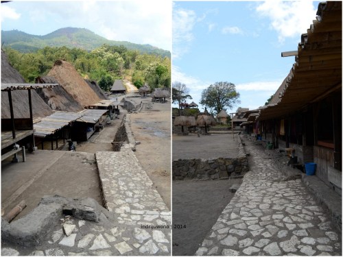 jalan setapak di loka yang lebih landai