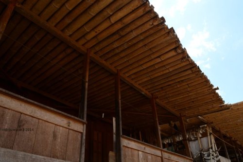 atap teda wewa dari bambu