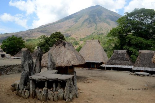 di belakangnya, inerie berdiri