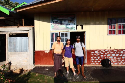 bersama pak blasius monta dan pak aven