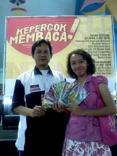 pertama bertemu gola gong di world book day 2010
