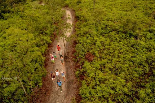 rombongan yang lewat