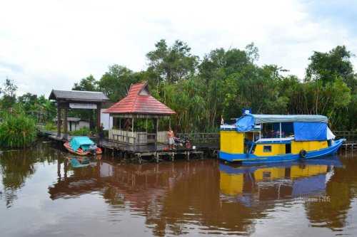 pemberhentian di desa, lengkap dengan shelternya